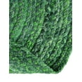 thumbnail image 7 of Unique Loom Braided Chindi Collection Area Rug - Layer (5' 1" x 8' Oval Green/Hunter Green), 7 of 7