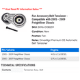 thumbnail image 2 of Fan Accessory Belt Tensioner - Compatible with 2005 - 2009 Freightliner Classic 2006 2007 2008, 2 of 2