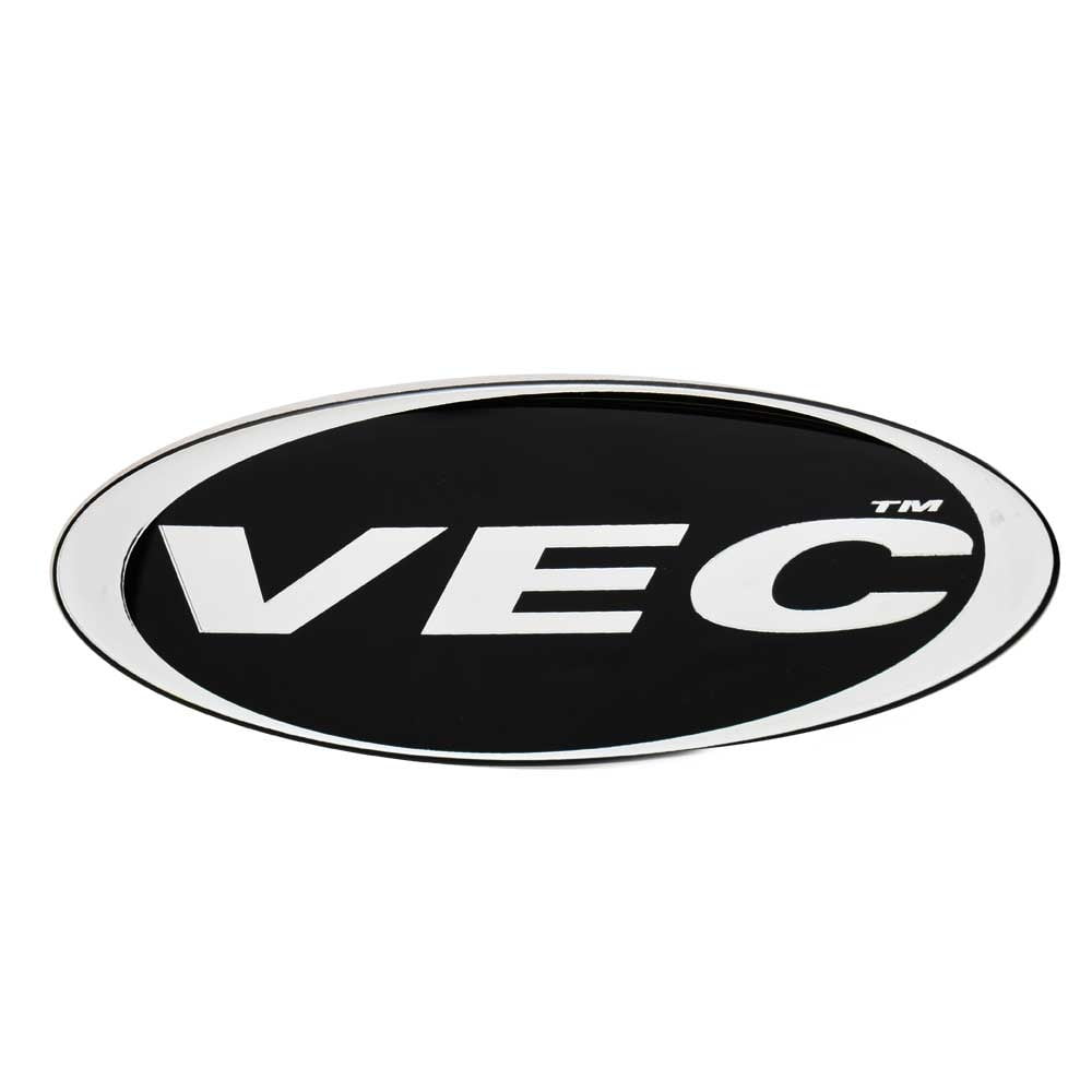 Carver Boat Logo Decal 8154097 VEC 6 3/4 x 2 1/2 Inch Black Silver
