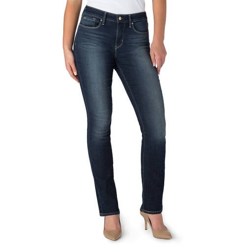 levi signature totally shaping slim straight jeans