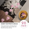 thumbnail image 2 of 24pcs Pascua pegatinas conejito Huellas piso Adhesivos de conejo Huellas Pegatinas, 2 of 5