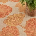 thumbnail image 4 of Nourison Garden Oasis 10' x 14' Coral Tropical Rug, 4 of 11