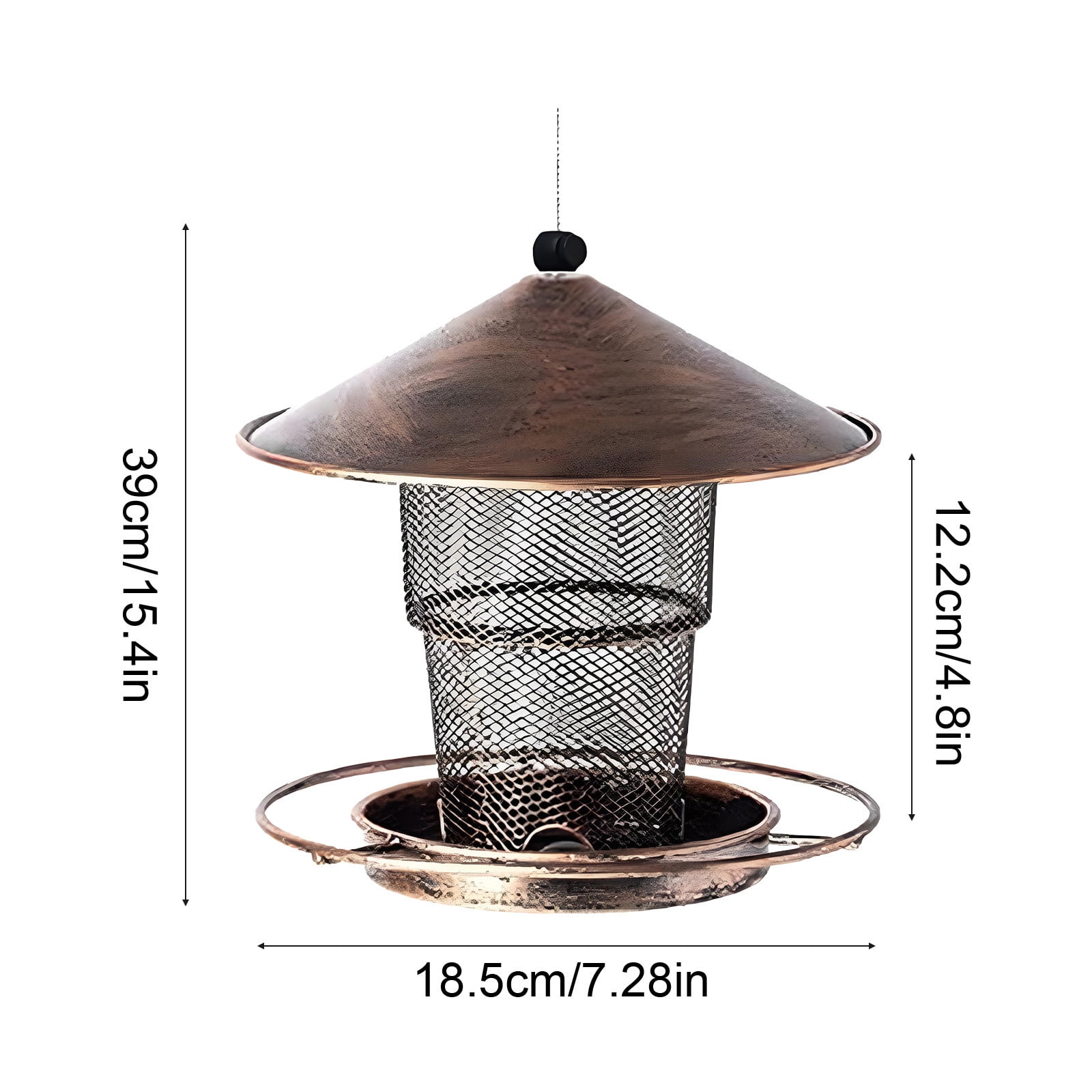 Viflosae Hummingbird Feeder Birdfeeder Outdoor Decor Outdoor Feeder Hanging Feeder House Easy To Clean and Refill Suitable for Outdoor Natural Birds for Bird Watching & Backyard Fun