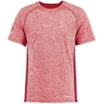 thumbnail image 3 of Holloway Sportswear L Boys Electrify Coolcore® Tee Scarlet Heather 222671, 3 of 5