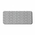 thumbnail image 1 of Abstract Computer Mouse Pad, Scandinavian Pattern with Lines Geometrical Greyscale Design Simplistic, Rectangle Non-Slip Rubber Mousepad X-Large, 35" x 15" Gaming Size, Black Grey White, by Ambesonne, 1 of 2