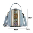 thumbnail image 2 of Mini monedero de un solo hombro, bolso cruzado de lona de moda, bolso de mujer sencillo bordado, tipo: estilo 5;, 2 of 5