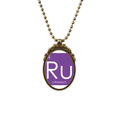 thumbnail image 1 of Chestry Elements Period Table Transition Metals Ruthenium Ru Antique Necklace Vintage Bead Pendant Keychain, 1 of 3