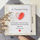 thumbnail image 3 of Pocket Hug Lucky Cards Valentine's Day Blessing Cards Lucky Heart Stone for Valentine's Gifts Lover Thanking Blessing Card Gifts, 3 of 5