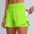 thumbnail image 2 of Kingdiese Womens High Waisted Workout Shorts For Yoga Running Gym Fitness Control Athletic Shorts With Built In Liner Shorts Bathing Suit Women Tennis Shorts Size XS, 2 of 5