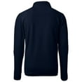 thumbnail image 3 of Men's Cutter & Buck Navy Utah State Aggies Vault Cascade Eco Sherpa Fleece Quarter-Zip Pullover Jacket, 3 of 3