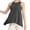 Dark Gray, variant on Women's Tanks & for Daily Wear Sports and Yoga Round Neck Sleeveless Hollow Back Design for Comfort and Style Belly Tops for Women Business Casual Top Shirt with Strings
