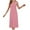 Pink, variant on pstuiky Summer Dresses , Women with Breast Pad Long Nightdress Vest Nightdress Thin One-Piece Vest Large Size Can Be Worn Outside Long Pajamas Leisure Pink XL