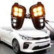thumbnail image 4 of Gwong Autos 2pcs Daytime Running Light resistente al calor Protección de conexión inversa 90-120LM / W LED DRL Lámpara de señal de giro para KIA-K2 RIO 2018-2020 Gwong 24015903, 4 of 6