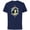 Navy, variant on Princess Mulan Holiday Standard - Short Sleeve Cotton T-Shirt for Adults - Customized-Natural