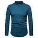 thumbnail image 2 of Hombres Casual Sólido de Moda Cuello Alto Manga Variable Jersey Longitud Camisa de Manga Larga Blusa Odeerbi ODB-6, 2 of 4
