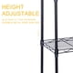 thumbnail image 5 of Estantería de almacenamiento YSSOA Heavy Duty de 6 niveles con ruedas de 160 kg, color negro, 5 of 7
