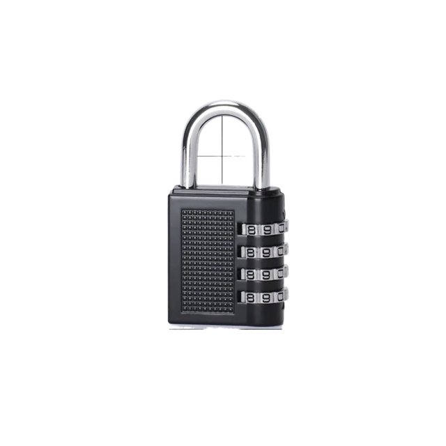 Heavy Duty 4 Dial Digit Combination Lock Weatherproof Security Padlock Outdoor Gym Locker Safely
