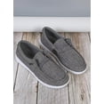 thumbnail image 1 of Men's Elastic Linen Slip-on Shoes With Splatter Paint Sole For Casual And Daily Wear, Grey, 1 of 5