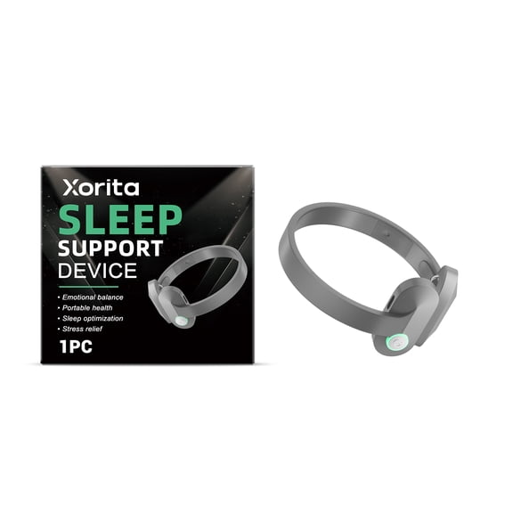 Sleep Support Device - 4 Modes, White Noise, Warm/Cold Light, Wireless Charging, Portable ABS Design, Sleep Dev App Compatible