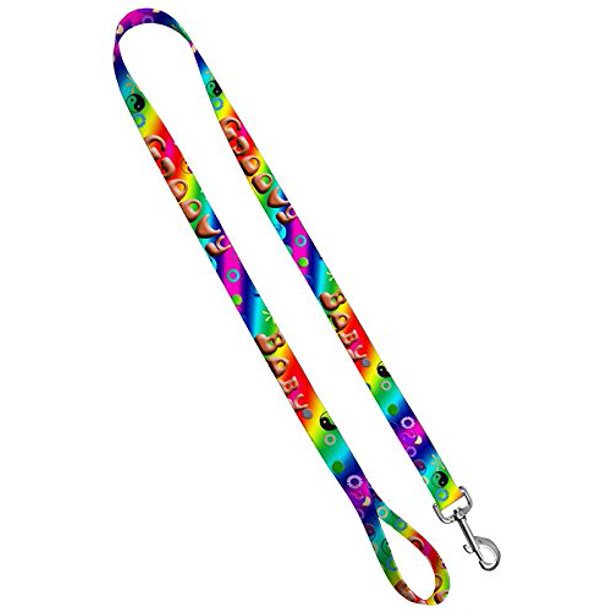 Download Deluxe Dog Leash Groovy 1 Inch By 4 Feet Sublimated Polyester By Moose Pet Wear Walmart Com Walmart Com