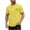 Yellow, variant on Men's Cotton Short Sleeve Tshirt Crew Neck Graphic Tee Summer Loose Casual Going Out Tops Yellow L