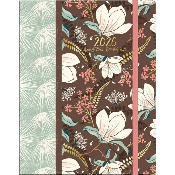Lang Companies, Flora and Fauna Monthly 2026 Pocket Planner, 4.25'' X 5.5'', 17-Month Calendar with Stapled Binding