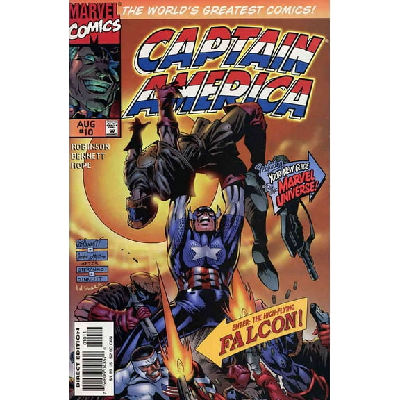 Captain America (2nd Series) #10 VF ; Marvel Comic Book