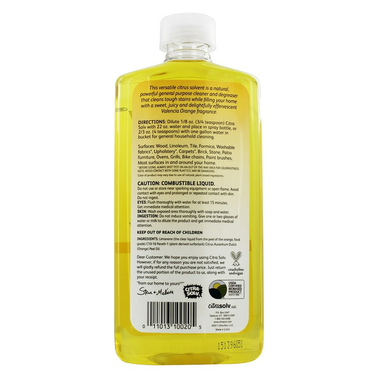  CitraSolv Natural Solvent 32 fl oz Liquid : Health & Household