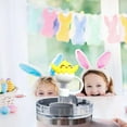 thumbnail image 3 of Easter Bunny Straw Hat Spring Festival Accessory Adjustable Bonnet For Family Egg Party Photo Lightweight Comfortable Design, 3 of 3