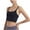 Black1, variant on Diufon Sports Bra Womens with Padded Athletic Crop Tank Yoga Bras Comfy Backless Running Workout Gym Top
