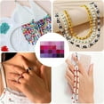thumbnail image 4 of 5200pcs 24 Color Plastic Seed Beads for Jewelry Making, 3mm Small Beads for DIY Projects, 4 of 6