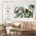 thumbnail image 5 of Elephant Stock Tropical Safari Parrots Wall Art - Horizontal Canvas Wall Art - Lobby Wall Decor - Animal Canvas - Green And Blue Decor - 30" x 20", 5 of 8