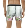 thumbnail image 4 of Disketp Vintage Wood with Floral Men's Boxer Briefs Men’s Underwear Boxer Briefs for Men, 4 of 7