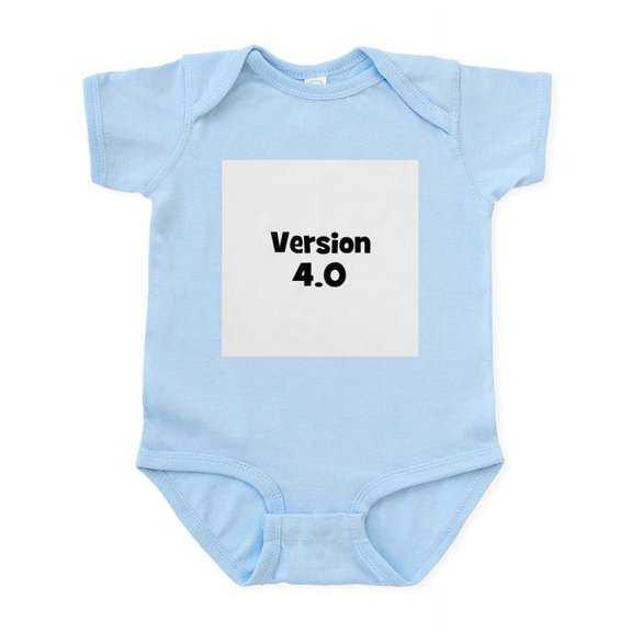CafePress - Version~4.0 Infant Bodysuit - Baby Light Bodysuit