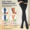 thumbnail image 3 of beister 15-20 mmHg Medical Compression Stockings with Dot Silicone Band, Closed Toe Thigh High for Women & Men,1 Pair, 3 of 8