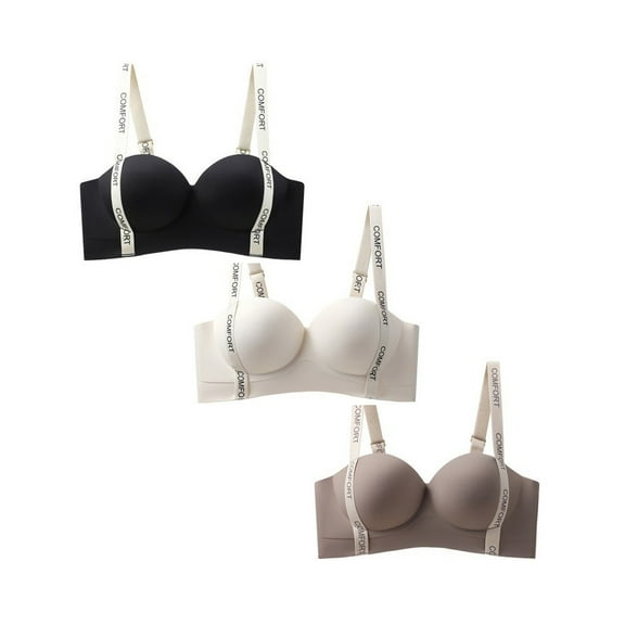 Girls Training Bra Teen Molded Microfiber Thin Cotton Breathable Push Up Bra Adjustable Straps No Wire A-Cup
