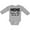 AC-Heather Grey, variant on Meme Loves Me Baby Clothes Girls Long Sleeve Baby Bodysuit