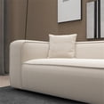 thumbnail image 6 of Canary Modern Living Room Furniture Style Cream Boucle Fabric Sofa  Couch, 6 of 6