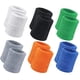 thumbnail image 1 of 12pcs 8*8 - Muñequeras de toallas deportivas (observaciones para blanco, negro, verde oscuro, gris, naranja, azul marino cada 2) Ormromra LN-2294, 1 of 7