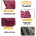 thumbnail image 3 of Guantes cálidos de invierno para mujer con dedos sensibles a la pantalla táctil Guantes de gamuza de otoño e invierno, 3 of 5