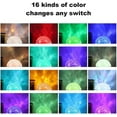 thumbnail image 4 of Aurora Light Projector, Rechargeable Ocean Wave & Northern Lights Projector with Remote Control, 16 Colors LED Galaxy Lamp for Bedroom Ceiling Decor, 4 of 7