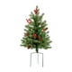 thumbnail image 2 of Adornos navideños, adornos navideños, regalos navideños, árbol de Navidad con base de tierra, árbol de playa, adorno para árbol de Navidad, decoración navideña, inserción simulada de agujas de pino en, 2 of 9