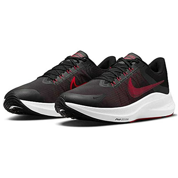 Nike Mens Air Zoom Winflo 8 Black/Red/Grey (Numeric_11_Point_5)