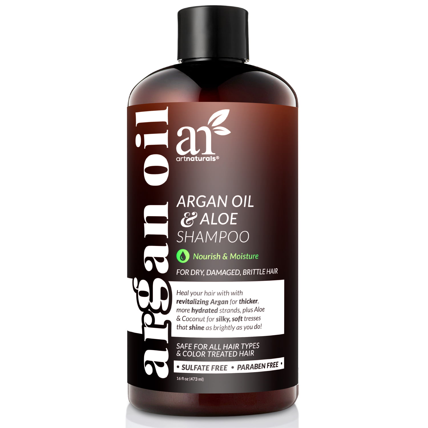 ArtNaturals Moroccan Argan Oil Shampoo - (16 Fl Oz / 473ml ...