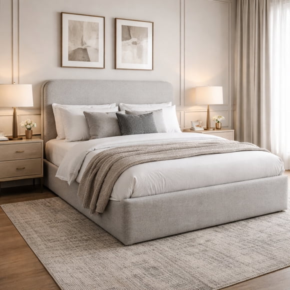 Cama Elite King Size, Atlas del Descanso color Gris