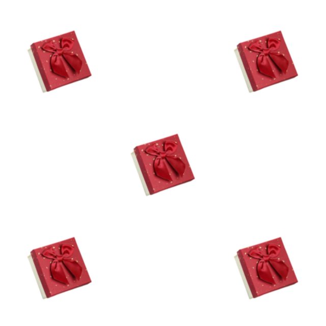 Inteprter Caja de embalaje de papel Bowknot Decorativo Lindo Reemplazo Rectangular Joyería Colgante Pendiente Estuche de regalo Vino Type2 NO2