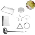 thumbnail image 1 of 9 unids/set molde para pastel de azúcar, paraguas estrella triángulo redondo moldes para galletas y dulces juegos de mesa para múltiples jugadores hombres y mujeres Adepaton 222215, 1 of 9