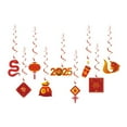 thumbnail image 2 of Tachiuwa 4x9 Pieces 2025 Lunar Year Wall Party Chinese New Year Hanging Card Decoration, 2 of 10