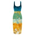 thumbnail image 5 of Vestidos Para Mujer Vestidos Casuales de Moda Estampado Erógeno Hombro Frío Flaco Tanque Sin Mangas Vestido Ajustado Odeerbi  ODB156480, 5 of 5