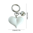 thumbnail image 3 of 1 llavero con forma de corazón, adorno para bolso. Regalo de San Valentín, colgante de plástico., 3 of 7